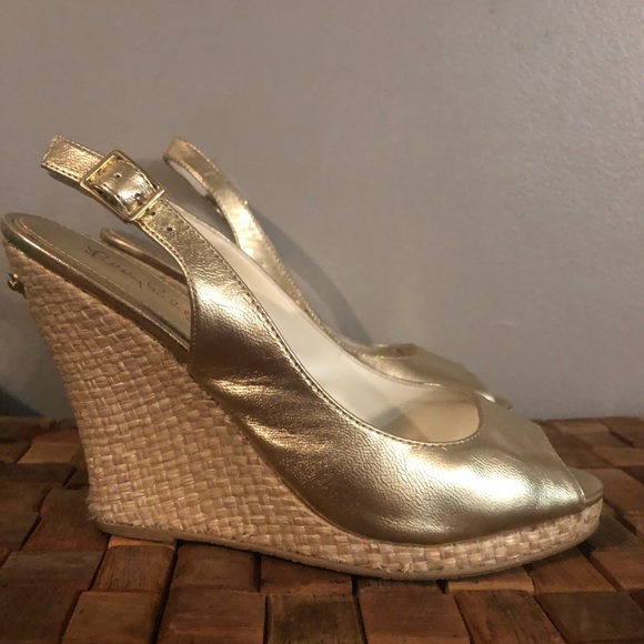 Lilly Pulitzer Kristin Wedge Shoes - Picture 4 of 14